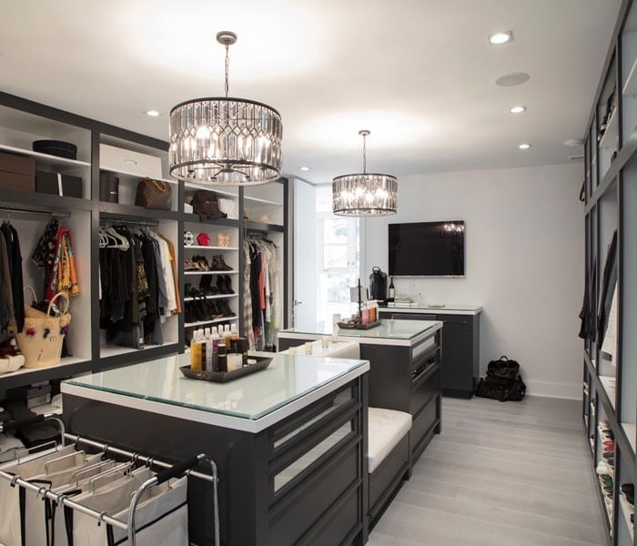 custom-closet-modern-dark-paint-glass-island