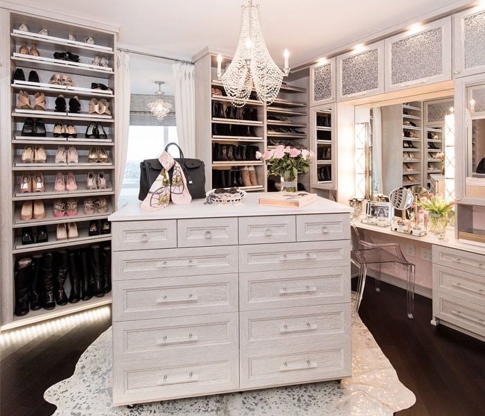 custom-closet-transitional-white-glass-island